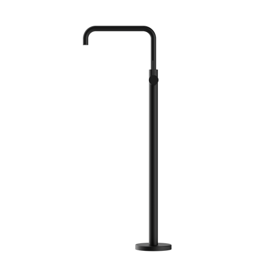 MECCA FREESTANDING BATH MIXER SQUARE SHAPE MATTE BLACK