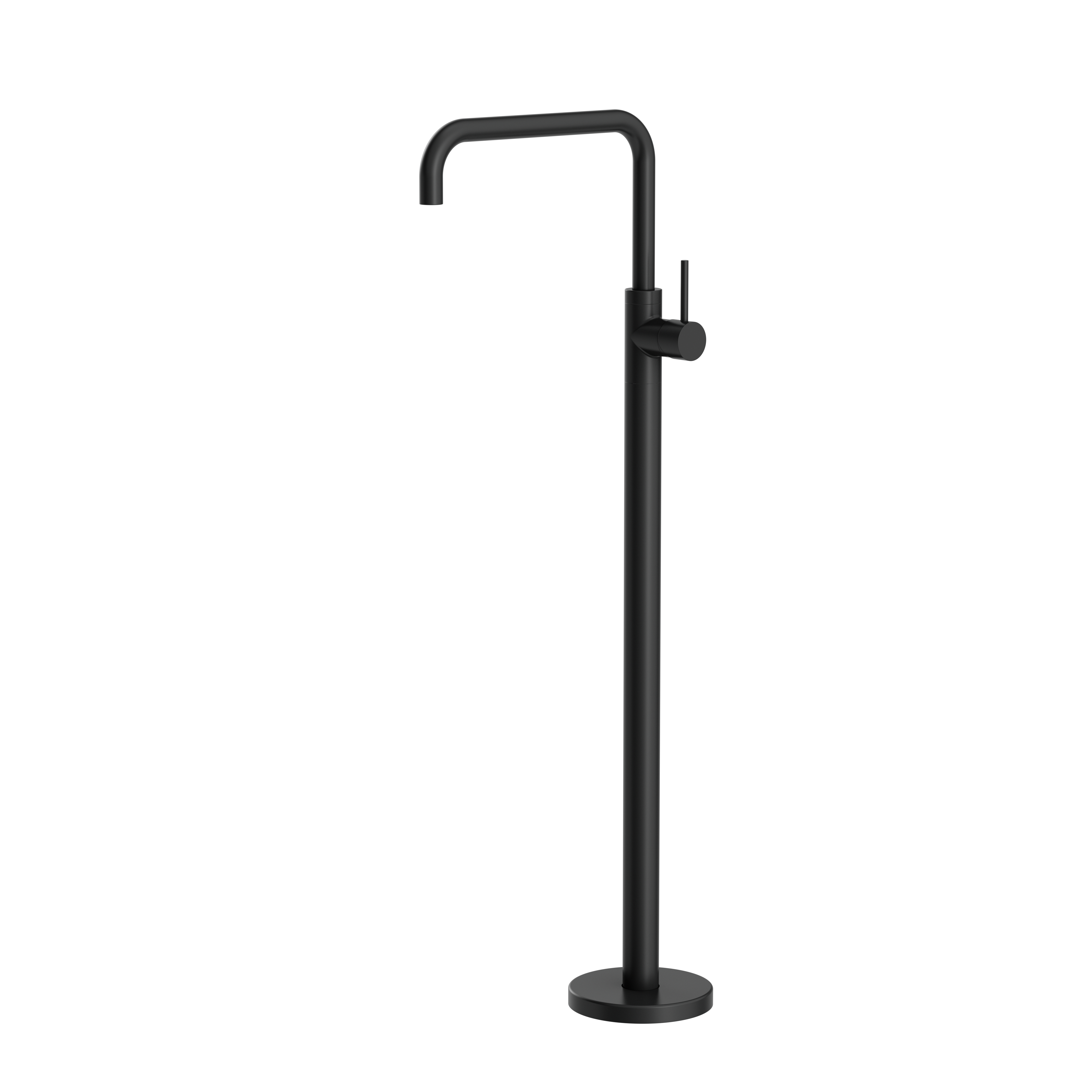 MECCA FREESTANDING BATH MIXER SQUARE SHAPE MATTE BLACK