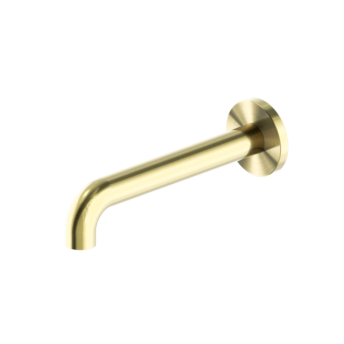 MECCA BASIN/BATH SPOUT ONLY 120/160/185/230/260MM BRUSHED GOLD
