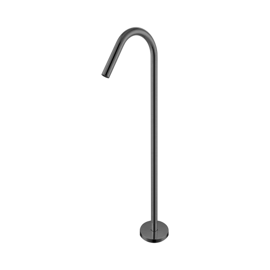 MECCA FREESTANDING BATH SPOUT ONLY GUN METAL GREY