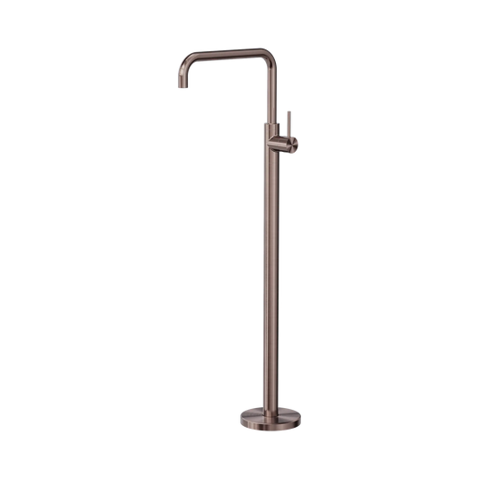 MECCA FREESTANDING BATH MIXER SQUARE SHAPE BRUSHED GOLD