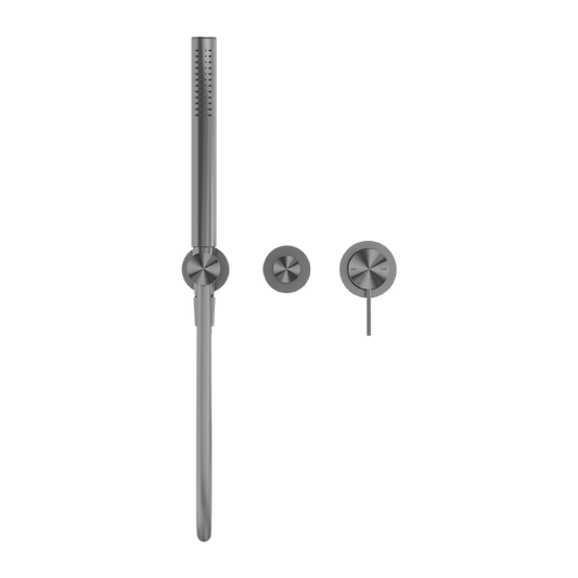 MECCA SHOWER MIXER DIVERTOR SYSTEM SEPARATE BACK PLATE GM (NR221903FGM) GUN METAL