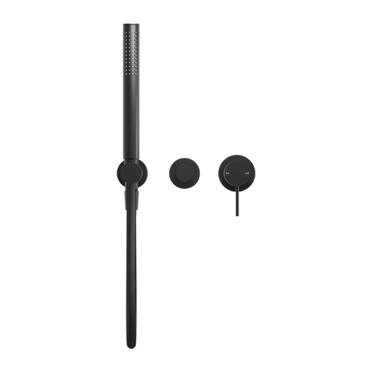 MECCA SHOWER MIXER DIVERTOR SYSTEM SEPARATE BACK PLATE MB (NR221903FMB) MATTE BLACK