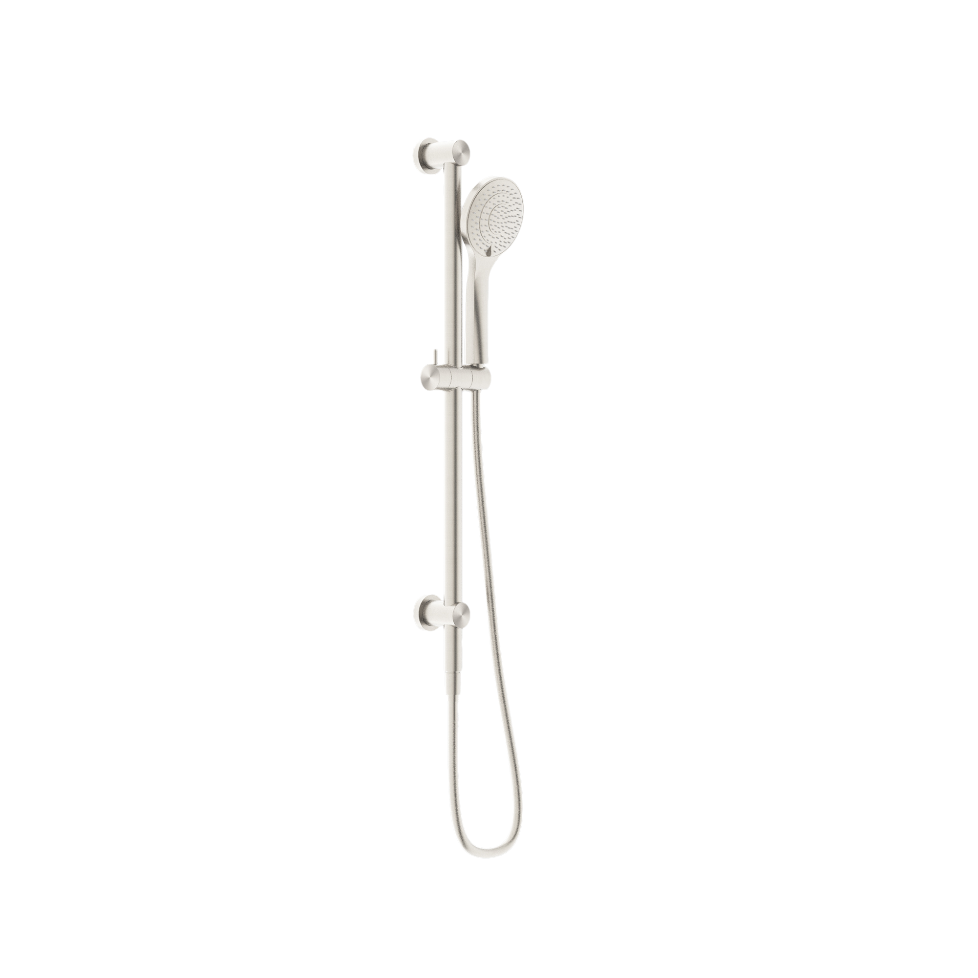 MECCA SHOWER RAIL WITH AIR SHOWER BRUSHED NICKEL