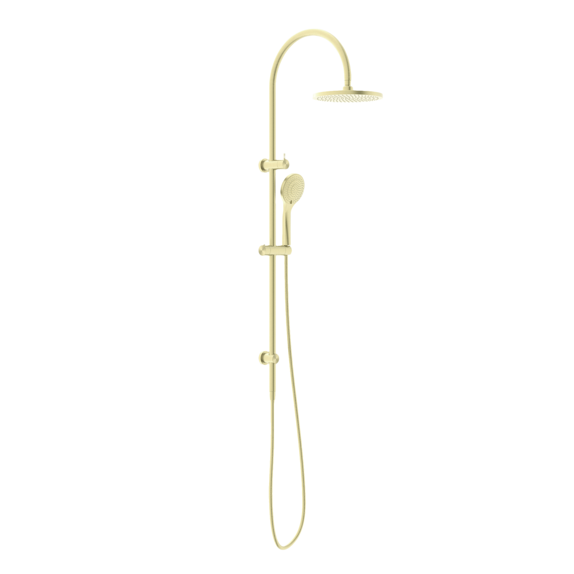 MECCA TWIN SHOWER WITH AIR SHOWER BRUSHED GOLD