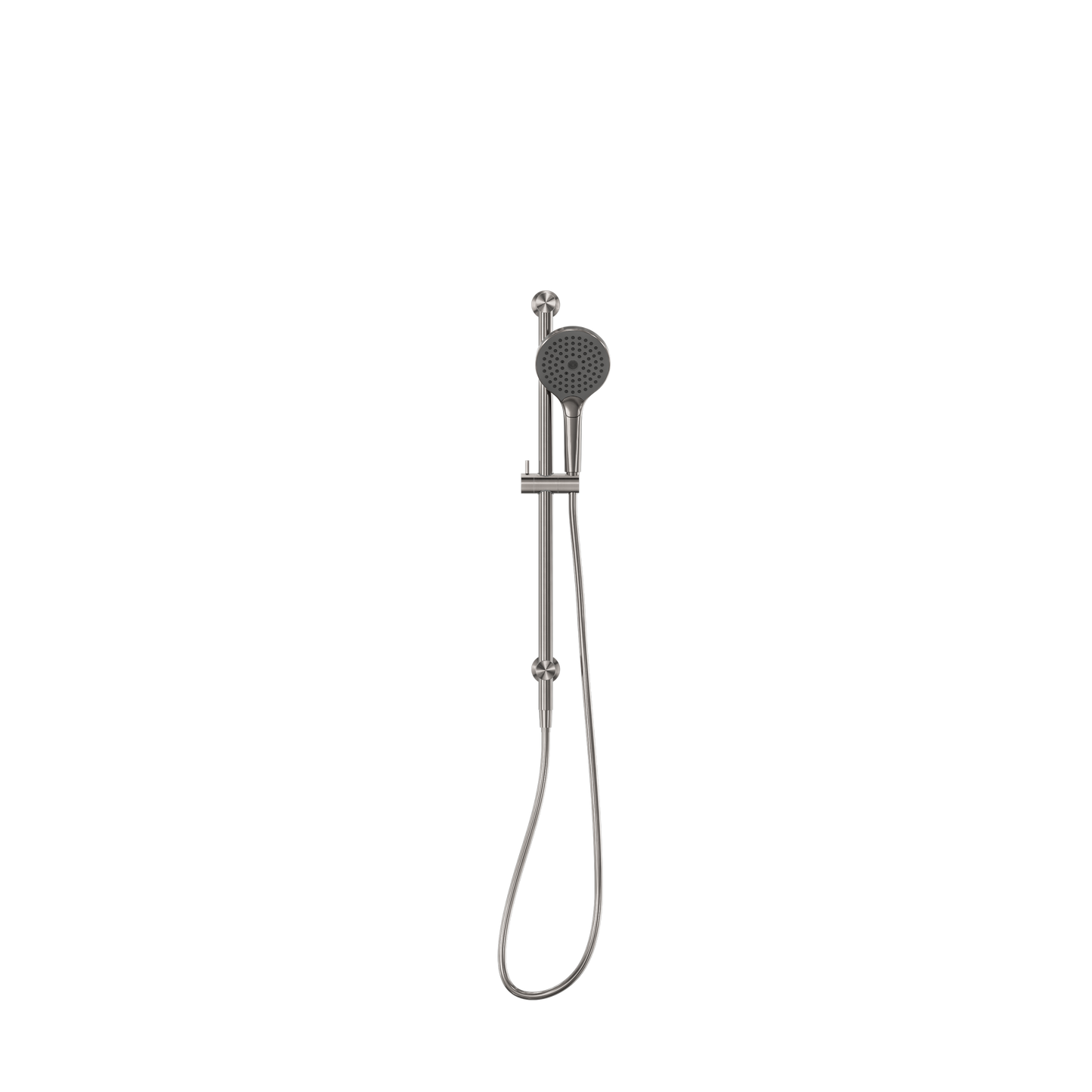 MECCA SHOWER RAIL WITH AIR SHOWER II BRUSHED NICKEL