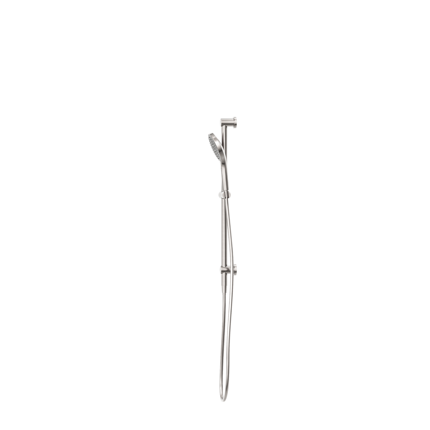 MECCA SHOWER RAIL WITH AIR SHOWER II BRUSHED NICKEL