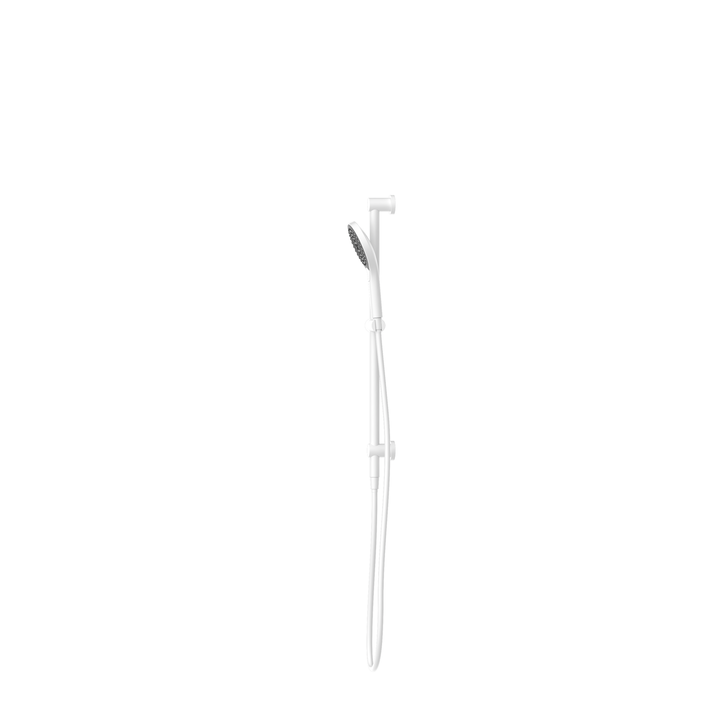 MECCA SHOWER RAIL WITH AIR SHOWER II MATTE WHITE