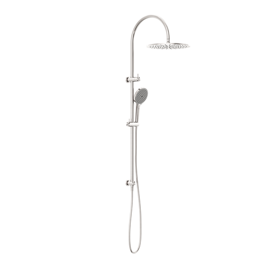 MECCA TWIN SHOWER WITH AIR SHOWER II BRUSHED NICKEL