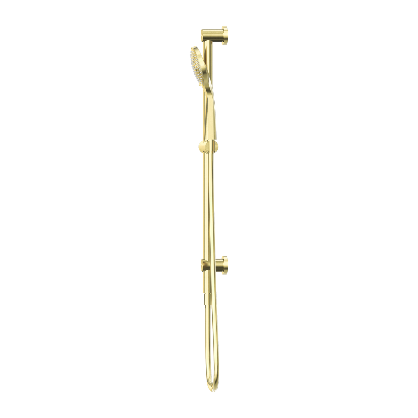 MECCA SHOWER RAIL WITH AIR SHOWER BRUSHED GOLD