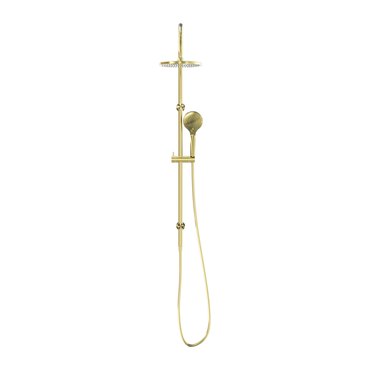 MECCA TWIN SHOWER WITH AIR SHOWER BRUSHED GOLD