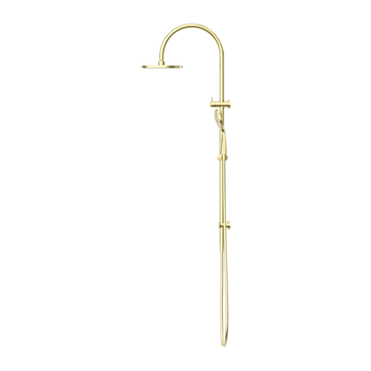 MECCA TWIN SHOWER WITH AIR SHOWER BRUSHED GOLD