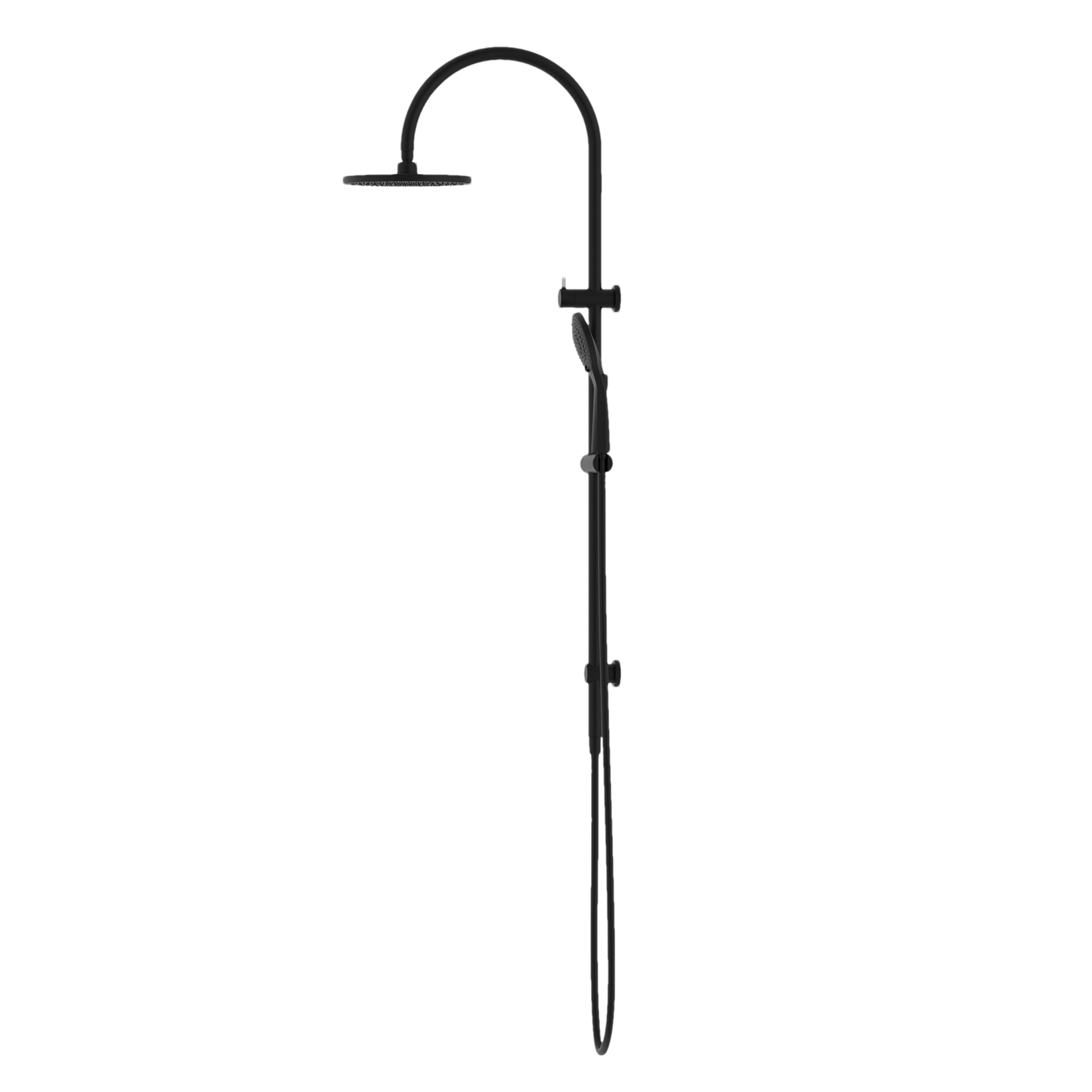 MECCA TWIN SHOWER WITH AIR SHOWER MATTE BLACK