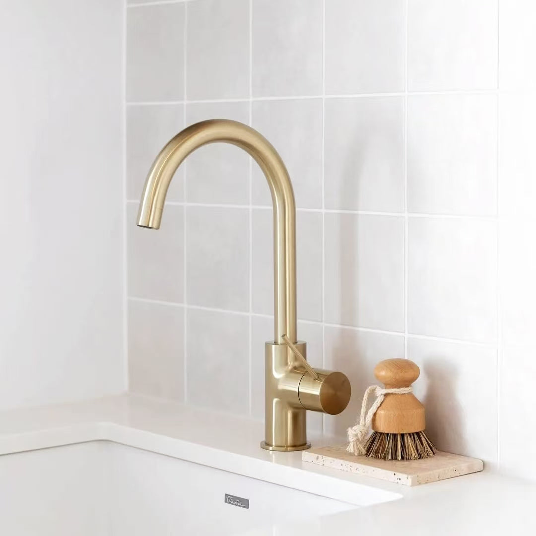 MECCA KITCHEN MIXER BRUSHED GOLD