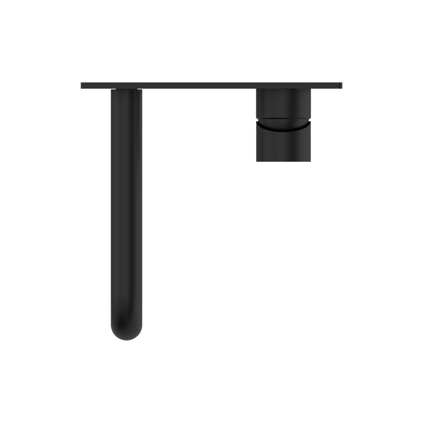 MECCA WALL BASIN/BATH MIXER 120/160/185/230/260MM MATTE BLACK