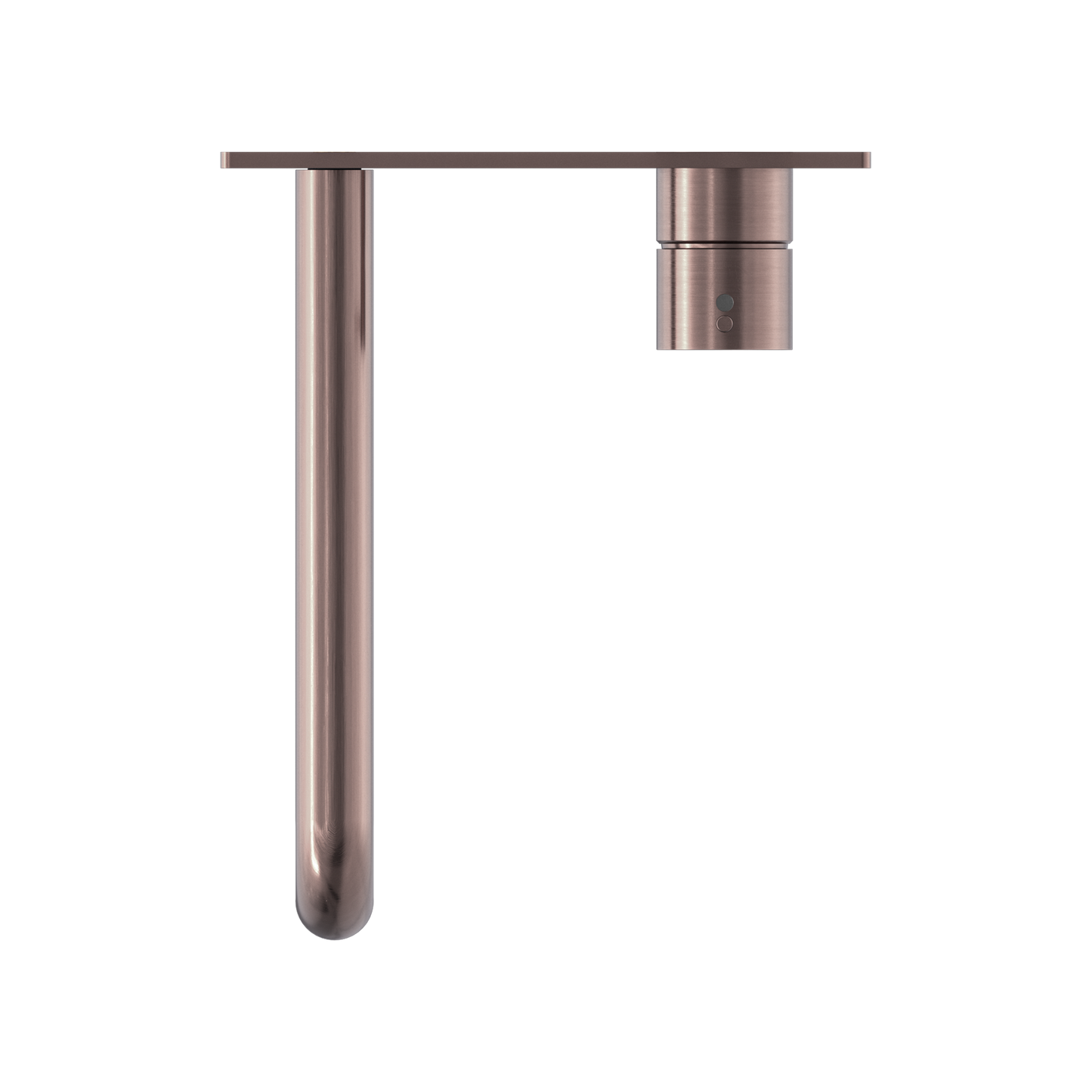 MECCA WALL BASIN/BATH MIXER HANDLE UP 185MM BZ (NR221907B185BZ) BRUSHED BRONZE