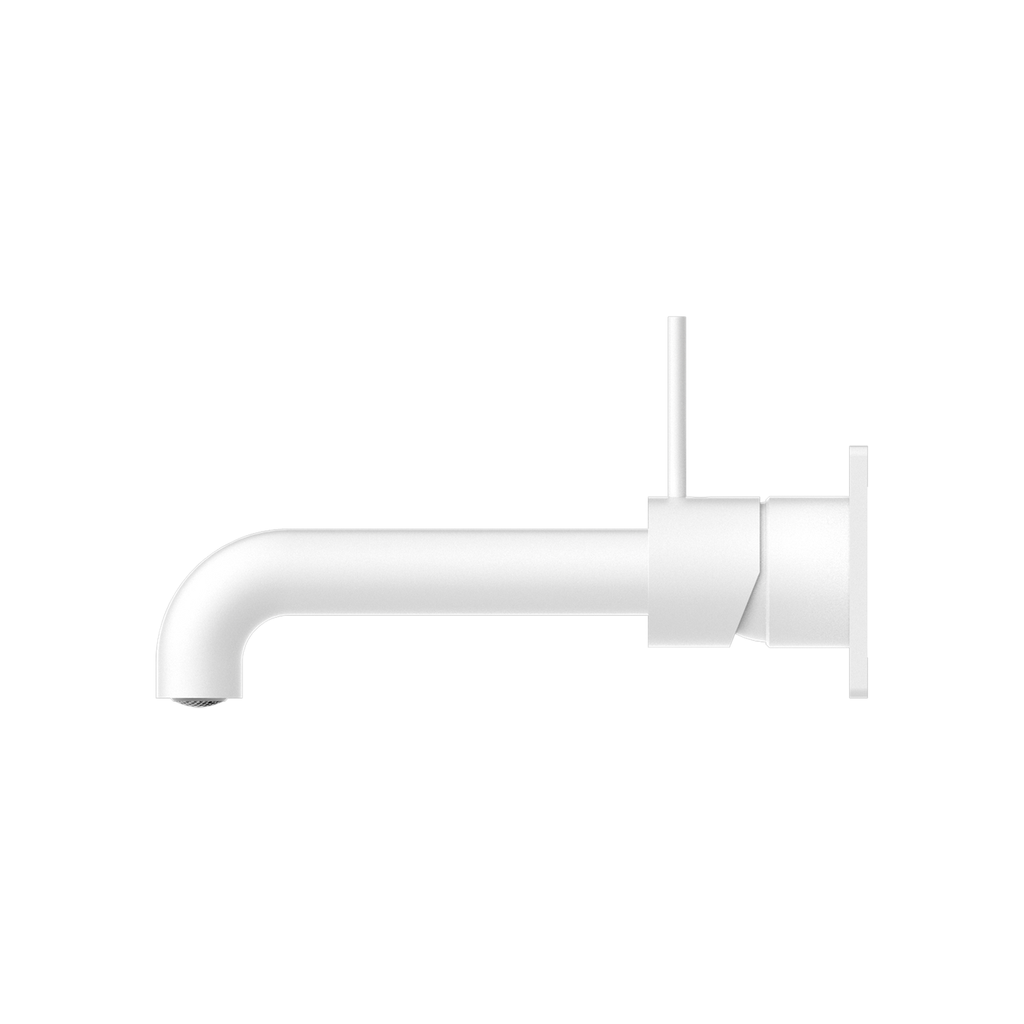 MECCA WALL BASIN/BATH MIXER HANDLE UP 120/160/185/230/260MM MATTE WHITE