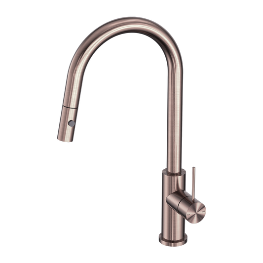 MECCA PULL OUT SINK MIXER WITH VEGIE SPRAY FUNCTION BRUSHED BRONZE