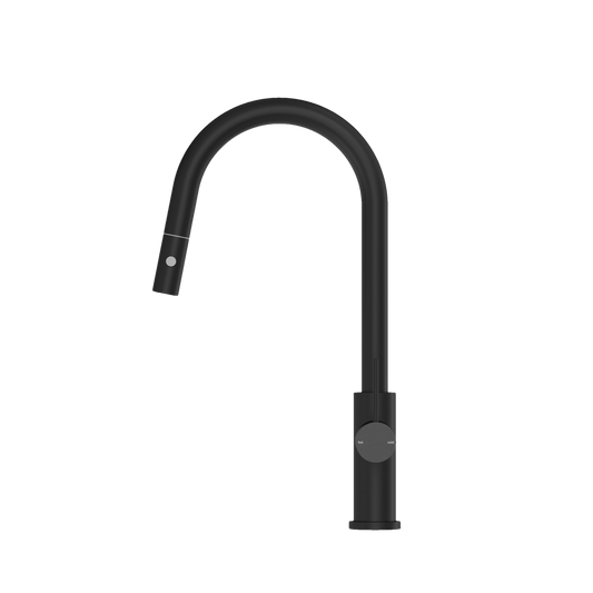 MECCA PULL OUT SINK MIXER WITH VEGIE SPRAY FUNCTION MATTE BLACK