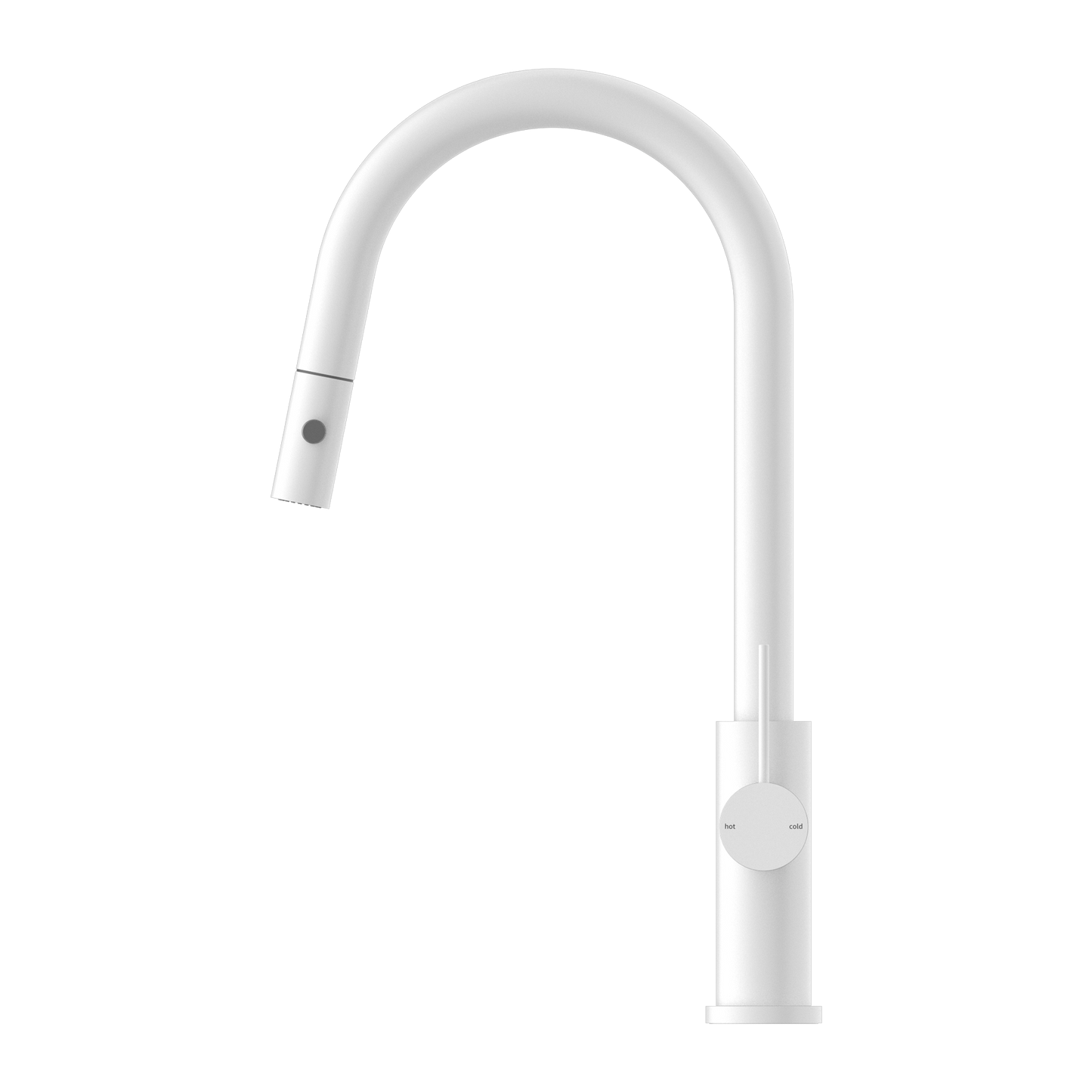 MECCA PULL OUT SINK MIXER WITH VEGIE SPRAY FUNCTION MATTE WHITE