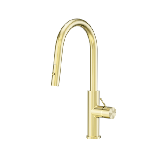 MECCA SMART SENSOR PULL OUT KITCHEN MIXER BRUSHED GOLD