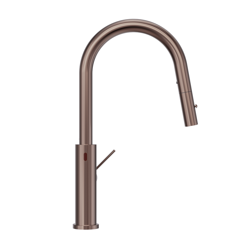 MECCA SMART SENSOR PULL OUT KITCHEN MIXER BRUSHED BRONZE