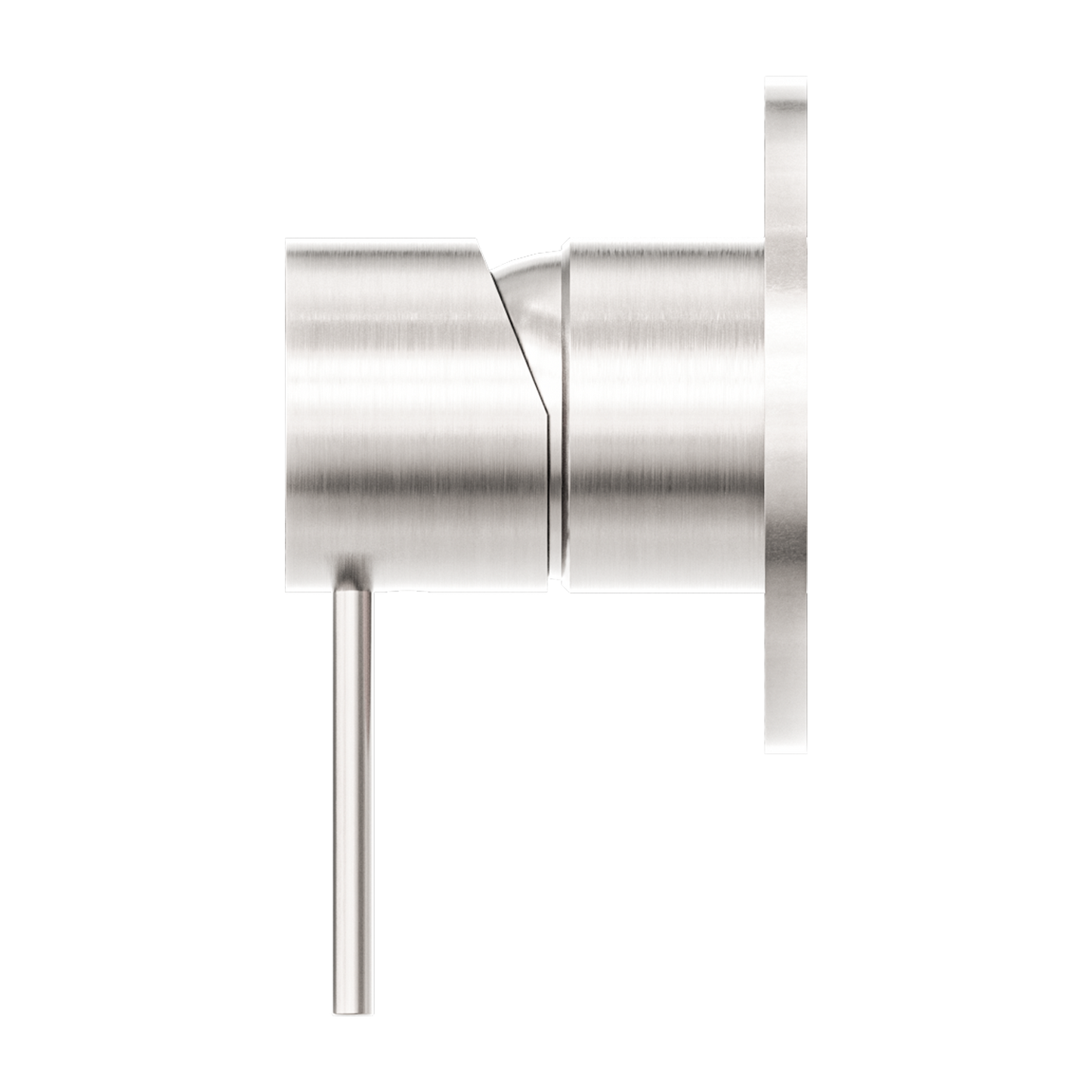 MECCA SHOWER MIXER 80MM PLATE BRUSHED NICKEL