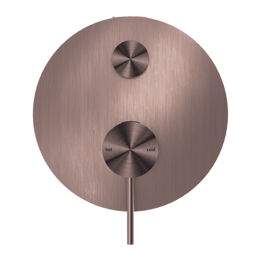 MECCA SHOWER MIXER WITH DIVERTOR BZ (NR221909ABZ) BRUSHED BRONZE