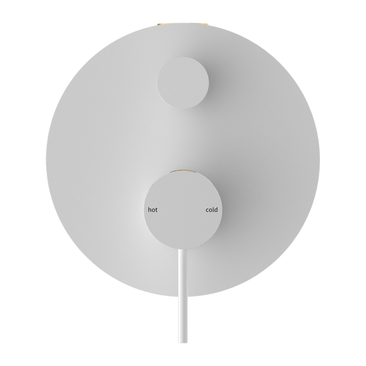 MECCA SHOWER MIXER WITH DIVERTOR MW (NR221909AMW) MATTE WHITE