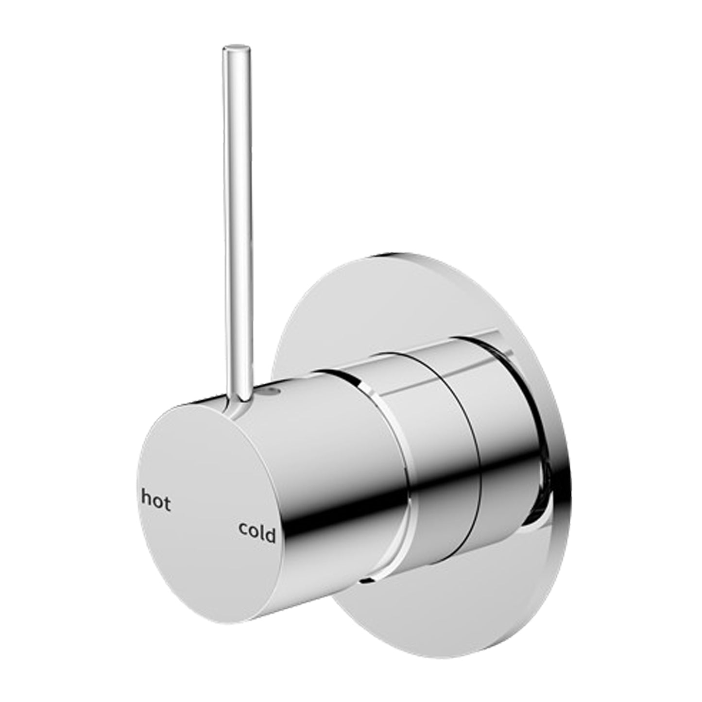 MECCA SHOWER MIXER HANDLE UP 80MM PLATE CH (NR221909BCH) CHROME