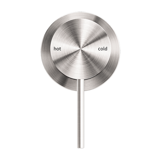MECCA SHOWER MIXER 60MM PLATE BRUSHED NICKEL
