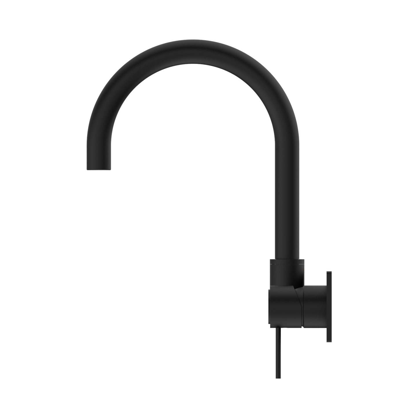 MECCA WALL BASIN/BATH MIXER SWIVEL SPOUT MB (NR221909QMB) MATTE BLACK