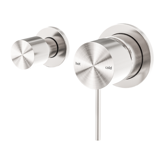 MECCA SHOWER MIXER WITH HORIZONTAL 2 WAY DIVERTOR BRUSHED NICKEL