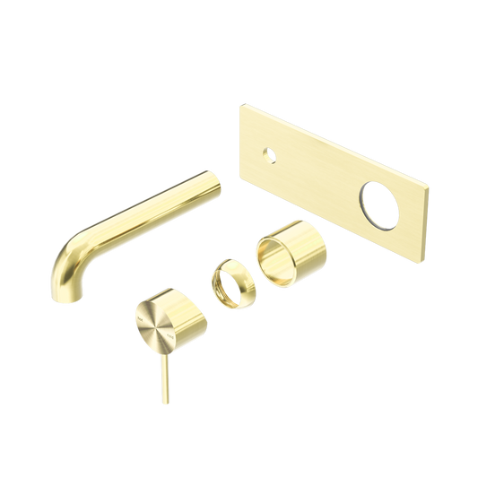 MECCA WALL BASIN/BATH MIXER 120/160/185/230/260MM TRIM KITS ONLY BRUSHED GOLD