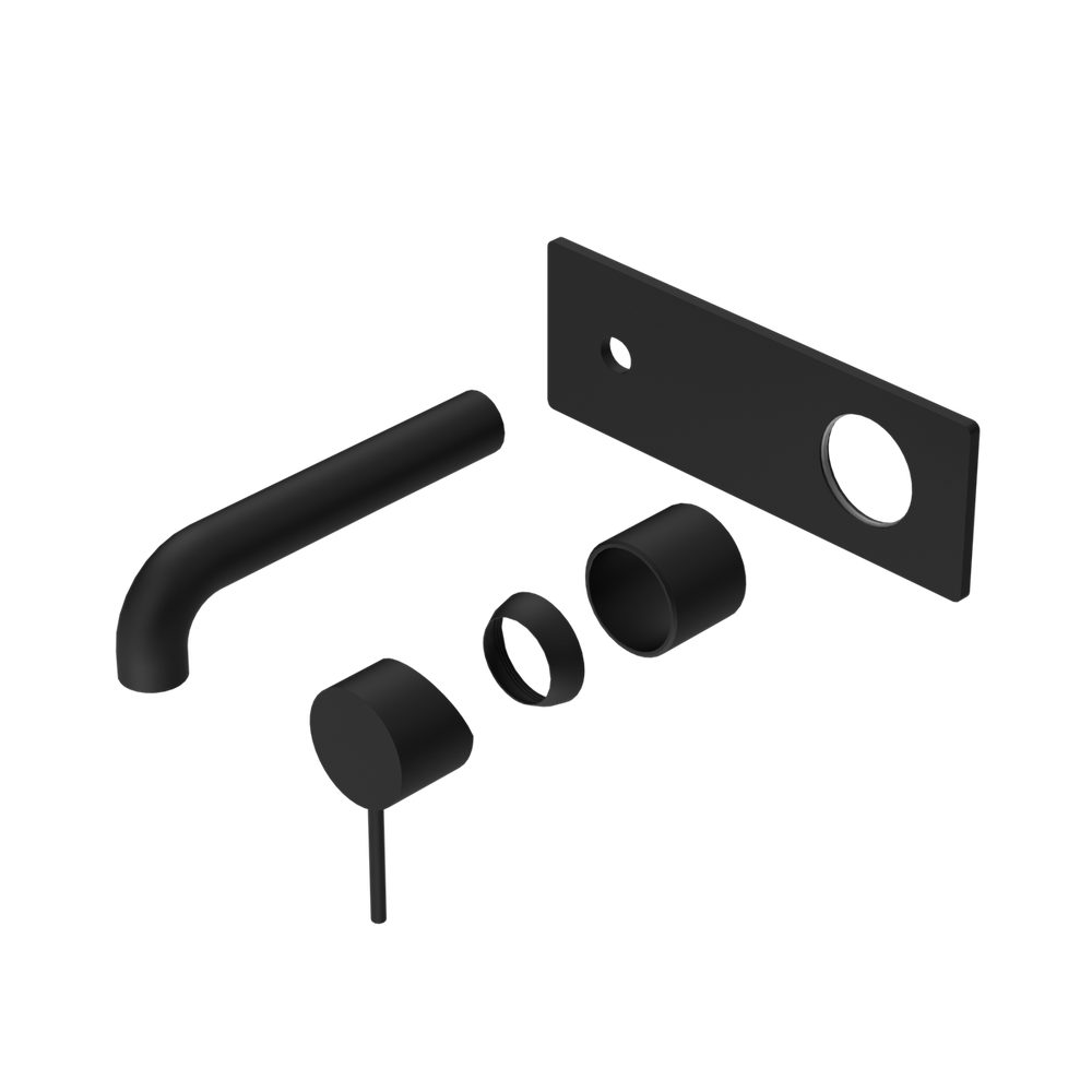 MECCA WALL BASIN/BATH MIXER 120/160/185/230/260MM TRIM KITS ONLY MATTE BLACK