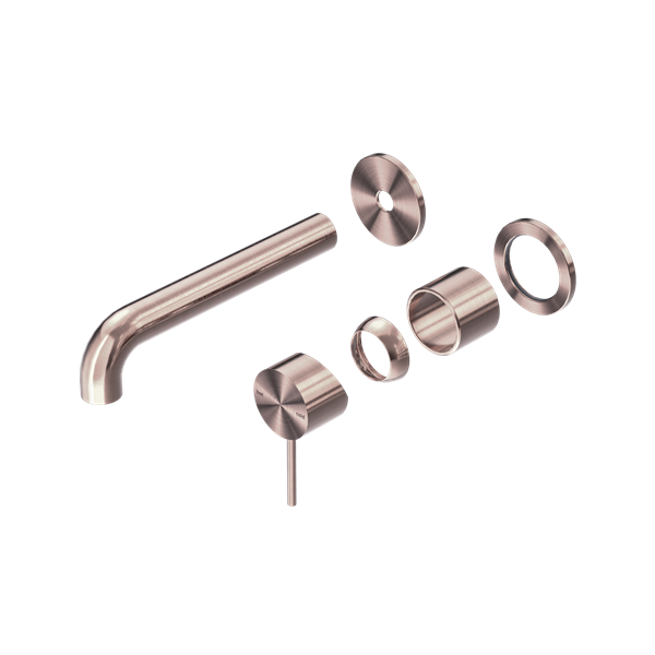 MECCA WALL BASIN/BATH MIXER SEPARATE BACK PLATE 120/160/185/230/260MM TRIM KITS ONLY BRUSHED BRONZE