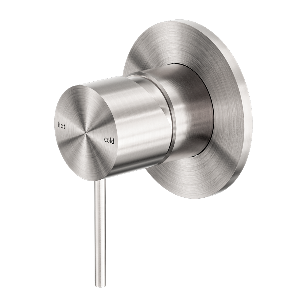 MECCA SHOWER MIXER 80MM PLATE BRUSHED NICKEL