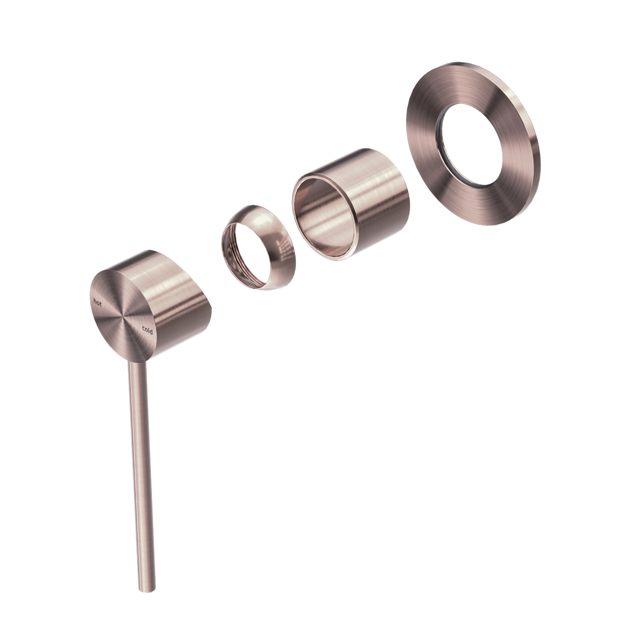 MECCA CARE SHOWER MIXER TRIM KITS ONLY BRUSHED BRONZE