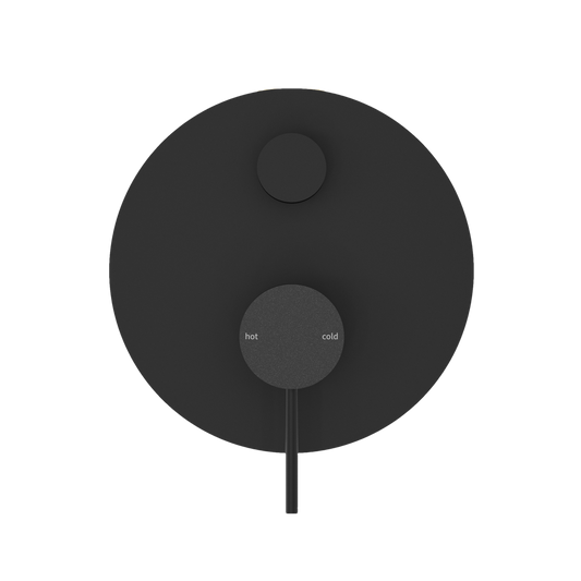 MECCA SHOWER MIXER WITH DIVERTOR MATTE BLACK