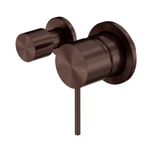 Mecca Shower Mixer With Horizontal 2 Way Diverter Rome Bronze
