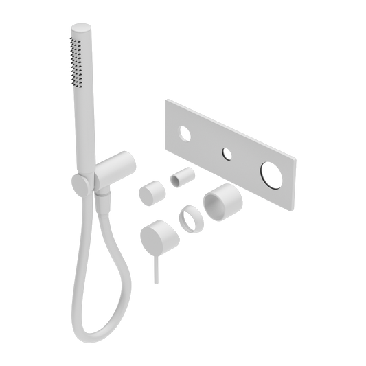 MECCA SHOWER MIXER DIVERTOR SYSTEM TRIM KITS ONLY MATTE WHITE