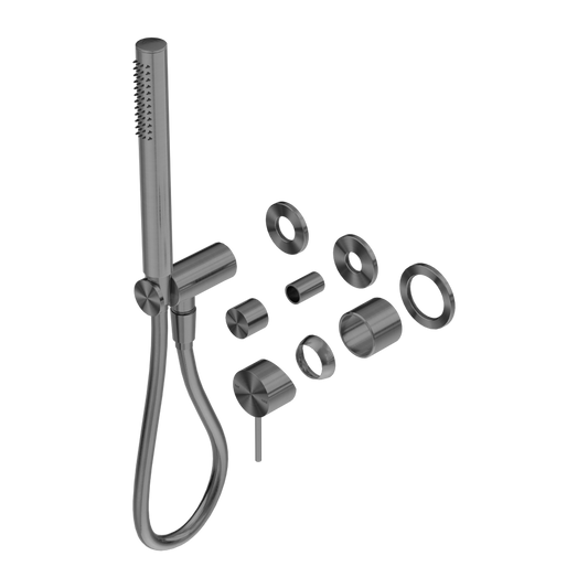 MECCA SHOWER MIXER DIVERTOR SYSTEM SEPARATE BACK PLATE TRIM KITS ONLY GUN METAL
