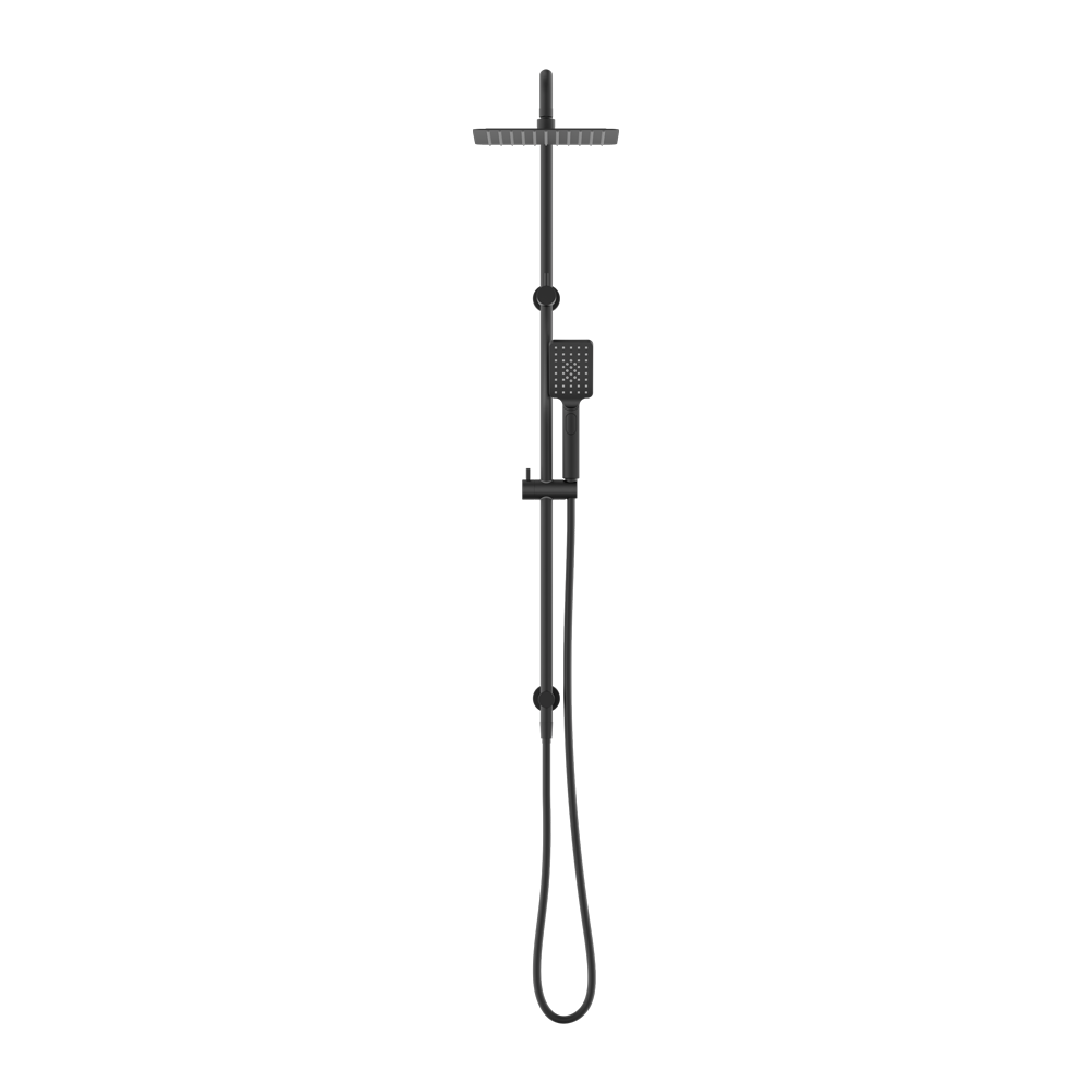 SQUARE PROJECT TWIN SHOWER MATTE BLACK