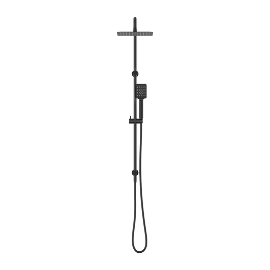 SQUARE PROJECT TWIN SHOWER MATTE BLACK