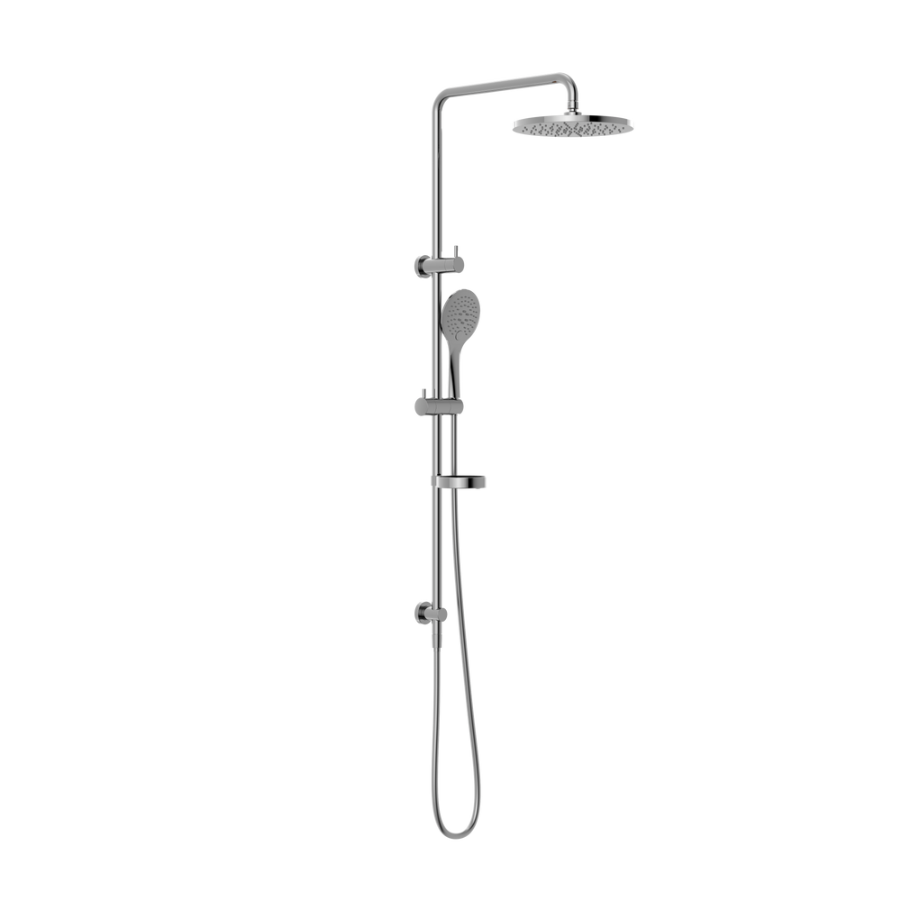 BUILDER PROJECT TWIN SHOWER CHROME