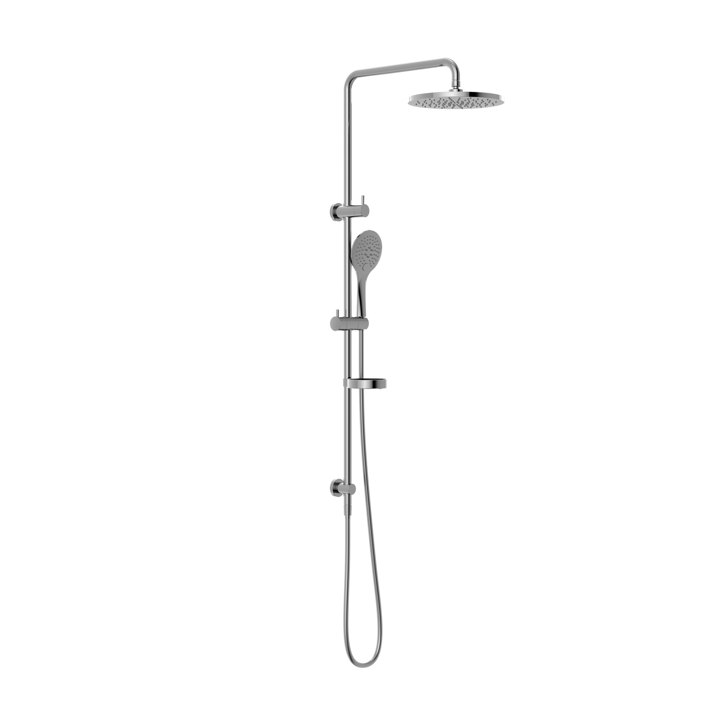 BUILDER PROJECT TWIN SHOWER CHROME