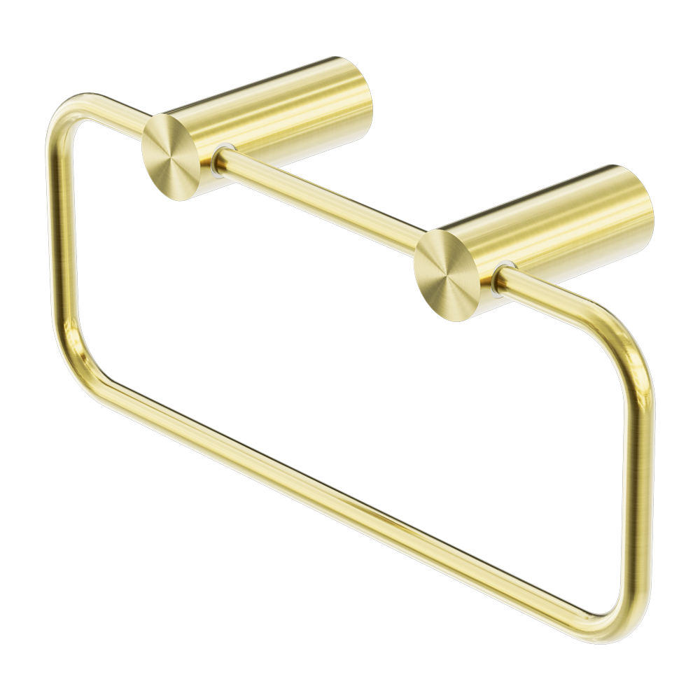 NEW MECCA TOWEL RING BRUSHED GOLD