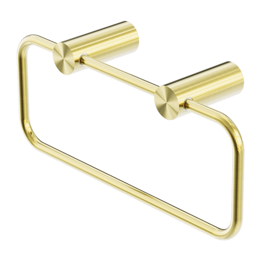 NEW MECCA TOWEL RING BRUSHED GOLD