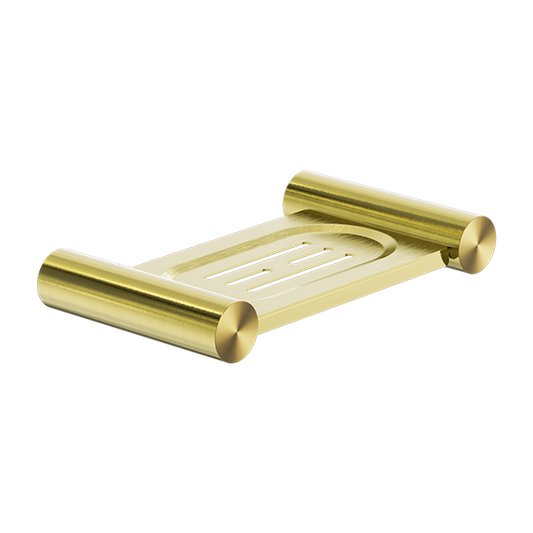 NEW MECCA SOAP DISH HOLDER BRUSHED GOLD