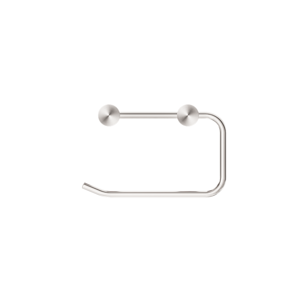 NEW MECCA TOILET ROLL HOLDER BRUSHED NICKEL